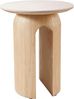 homsy by Ana Johnson Beistelltisch Laysy, Holzdesign aus Esche, U-Form, Keramik Tischplatte, Breite 45 cm Bild 3