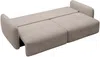 Vente-unique - VOPOZA Sofa Stoff Schokoladenbraun - B 103 cm x H 87 cm x L 238 cm Bild 4
