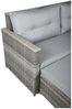 Lounge-Sofa Malta aus Aluminium und Kunststoffgeflecht Bild 5