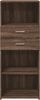 vidaXL Highboard Braun Eichen-Optik 50x42,5x124 cm Holzwerkstoff 846179 Bild 4