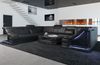 Mini Sofa Bianchi aus Leder - Echtleder - schwarz - Links Bild 2