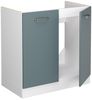 Spülenunterschrank R-Line Blau-Grau 80 cm , AP Eiche Vicco Bild 4