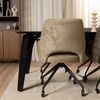 Bronx71 Esszimmerstuhl mit Rollen Mexx Samt taupe Bild 3