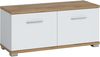 Garderobenbank Halver / Hola, Holzwerkstoff, Weiß, Holzfarben, 90 x 40 x 34 cm Bild 5