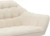 Vente-unique - CASERTA Sofa Stoff Beige - B 73 cm x H 77 cm x L 127 cm Bild 4