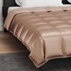 vidaXL Sommerdecke Gold 200 x 200 cm Satin und Mikrofaser 42025767 Bild 4