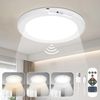 LMaxhome LED Deckenleuchte Ultraflach Rund Dimmbar Modern Küchenlampe mit Fernbedienung für Flur, Wiederaufladbar, LED fest integriert, Kaltweiß, Naturweiß, Warmweiß, 2,5W Ø19CM*H1,4CM Dünn Deckenlampen Bewegungsmelder für Büro Balkon Bild 5