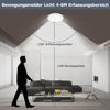 LMaxhome LED Deckenleuchte Ultraflach Rund Dimmbar Modern Küchenlampe mit Fernbedienung für Flur, Wiederaufladbar, LED fest integriert, Kaltweiß, Naturweiß, Warmweiß, 2,5W Ø19CM*H1,4CM Dünn Deckenlampen Bewegungsmelder für Büro Balkon Bild 3