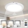 LMaxhome LED Deckenleuchte Ultraflach Rund Dimmbar Modern Küchenlampe mit Fernbedienung für Flur, Wiederaufladbar, LED fest integriert, Kaltweiß, Naturweiß, Warmweiß, 2,5W Ø19CM*H1,4CM Dünn Deckenlampen Bewegungsmelder für Büro Balkon Bild 4