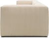 DOMO. collection Sofa 800011, 3 Sitzer, Rechteckig, individuell kombinierbar, Cord 3er Couch, modular, Polstergarnitur, 301 x 108 x 69 (BxTxH), creme Bild 4