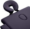vidaXL Massageliege Klappbar 3-Zonen mit Aluminiumgestell Lila 110198 Bild 5
