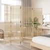 vidaXL Paravent 6-tlg. Beige Poly Rattan 365387 Bild 3