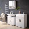 Vicco 'Irma' Spiegelschrank, Holz, 55 x 16,9 x 54 cm, Weiß Bild 4