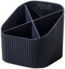 HAN Aufbewahrungsbox Schreibköcher KARMA - 4 Fächer, Recyclingmaterial, öko-schwarz Bild 1
