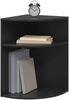 vidaXL Beistelltisch Schwarz 39,7 x 39,7 x 60 cm Holzwerkstoff 891131 Bild 3