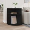 vidaXL Beistelltisch Schwarz 39,7 x 39,7 x 60 cm Holzwerkstoff 891131 Bild 4