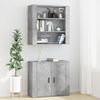 vidaXL Highboard Betongrau Holzwerkstoff 3185363 Bild 3