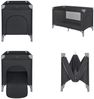 Kikkaboo Reisebett, Laufstall So Gifted 2 Ebenen Matratze, Tragetasche, Öffnung black Bild 4