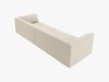 Micadoni Sofa Ruby 4-Sitzer Kord Scala Helles Beige Bild 3