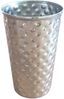 BURI Edelstahl Becher 500ml gehämmert Trinkbecher Metallbecher Camping Party Festival Bild 1