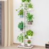GarveeMore Blumenständer Pflanzenständer 7Tier 8Potted Multiple Blumentopf Halter RegalEckregal, Pflanzenständer Innen und Außen für Terrasse Garten Balkon Wohnzimmer Bild 5