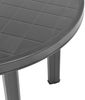 vidaXL Gartentisch Anthrazit 89 cm Kunststoff 48807 Bild 3
