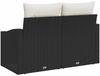 vidaXL Garten-Sofa mit Kissen 123 x 62 x 69 cm Poly-Rattan 42006782 Bild 4
