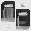 Alpenberger Badmöbel-Set Gäste WC Waschbecken mit Unterschrank - Hängeschrank Vormontiert, (Badezimmerunterschrank mit Waschbecken, Waschtisch Set mit Unterschrank), Waschbeckenunterschrank Betonoptik - Bad Möbel Set Bild 3