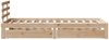 vidaXL Massivholzbett mit Schubladen 75x190 cm Kiefer 3301994 Bild 5