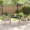 vidaXL Garten Essgruppe 3 pcs Beige Poly-Rattan 3334879 Bild 4