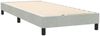 vidaXL Boxspringbett mit Matratze Hellgrau 80x220 cm Samt 3317463 Bild 5