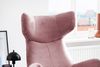 KAWOLA Sessel LOTTE Ohrensessel Cord rosa 117 x 82 x 79 cm Bild 2