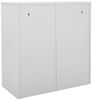 vidaXL Schließfachschrank Hellgrau und Rot 90 x 45 x 92,5 cm Stahl [336442] Bild 4