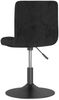 vidaXL Barhocker Drehbar Schwarz Samt 334249 Bild 5