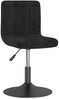 vidaXL Barhocker Drehbar Schwarz Samt 334249 Bild 2
