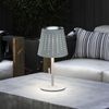 LED Tischleuchte, Akku, USB Kabel, Timer, dimmbar, H 30cm Bild 2
