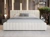 GRAINGOLD Bliss Polsterbett 140x200, Doppelbett, Bett mit Kopfteil, Bettkasten, Velour-Stoff, Beige Bild 4