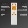 Briloner Leuchten - LED Panel, Deckenleuchte dimmbar, Deckenlampe inkl. Fernbedienung, inkl. Farbtemperatursteuerung, 24 Watt, 2400 Lumen, Weiß-Schwarz, 44,5x44,5 cm, 7179-015 Bild 3