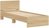 vidaXL Bettgestell ohne Matratze mit Kopfteil Sonoma-Eiche 75x190 cm 838661 Bild 2