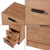 Kommode Varkaus 108x40x40 cm Eichenoptik [en. casa] Bild 5