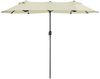 Angel Living Sonnenschirm Doppelsonnenschirm Marktschirm Gartenschirm Terrassenschirm, Sonnenschutz UV50+, 297x153 cm Bild 3