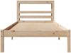 vidaXL Massivholzbett ohne Matratze 90x200 Kiefernholz 3305716 Bild 4