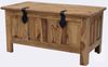 Truhe Rami 90x45x45 aus indischem Sheesham-Massivholz Bild 3