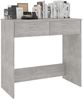 Schreibtisch, Spanplatte Betongrau, 80 × 40 × 75 cm Bild 3