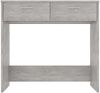Schreibtisch, Spanplatte Betongrau, 80 × 40 × 75 cm Bild 4
