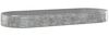 vidaXL Hochbeet Verzinkter Stahl 373x140x36 cm Silbern 319037 Bild 2