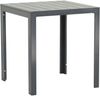 FIRE SOUL Nonwood Alu-Gartentisch Gartenmöbel anthrazit/grau 70x70 cm Bild 2