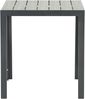 FIRE SOUL Nonwood Alu-Gartentisch Gartenmöbel anthrazit/grau 70x70 cm Bild 3