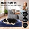 Lumaland Hundebett Indoor Cord M 90x65x18cm dunkelblau vakuumiert Bild 3