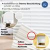 DomDeco Plissee Premium Thermo Plissee ohne Bohren, Sichtschutz, lichtdurchlässig, blickdicht, Klemmfix, Thermo-Wärmeschutz, verdunkelnd, blickdicht, Stufenlos Bild 2